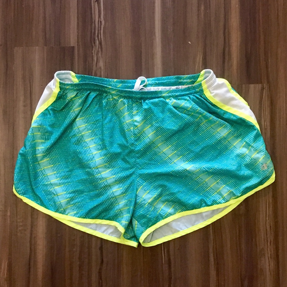 Champion teal running shorts